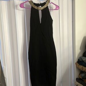 High Neck Bodycon Dress